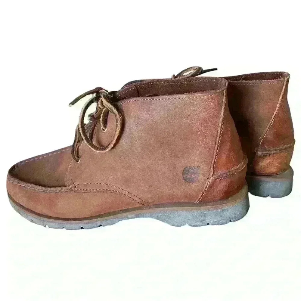 Timberland Chestnut  Coloured Paula Leather Boots - Picture 2 of 8